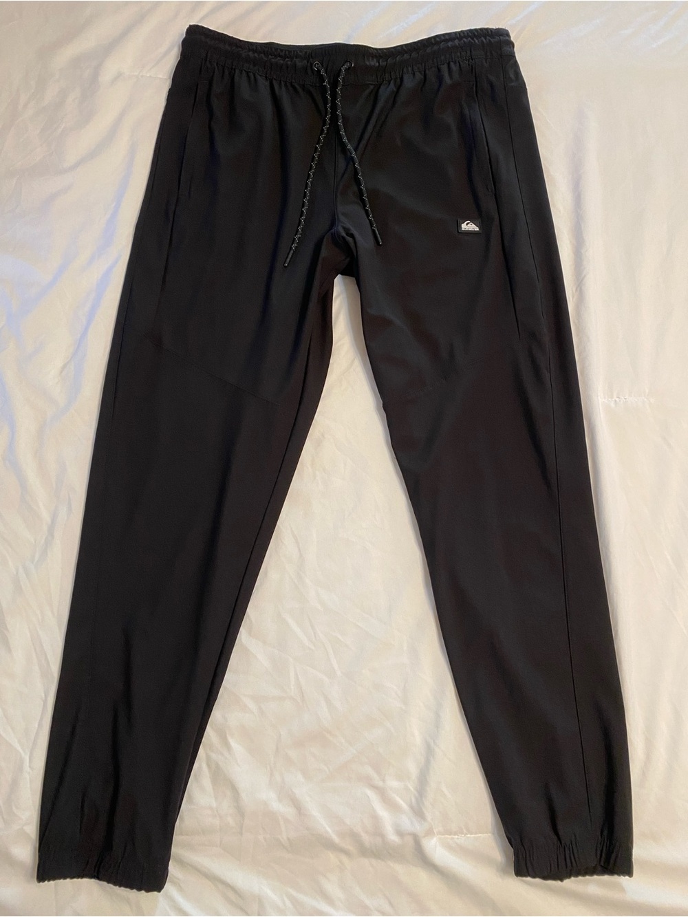 Quiksilver Men’s Black Elastic Waist Joggers